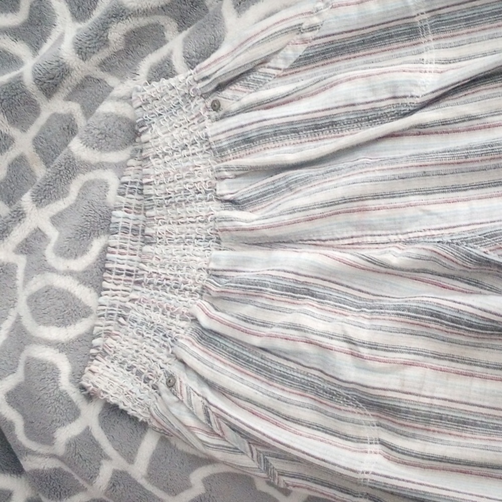 Loose Stripped Pants